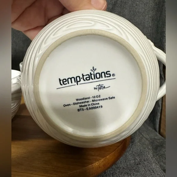 White Ceramic Bowls Set Temptations - Picture 12 of 13